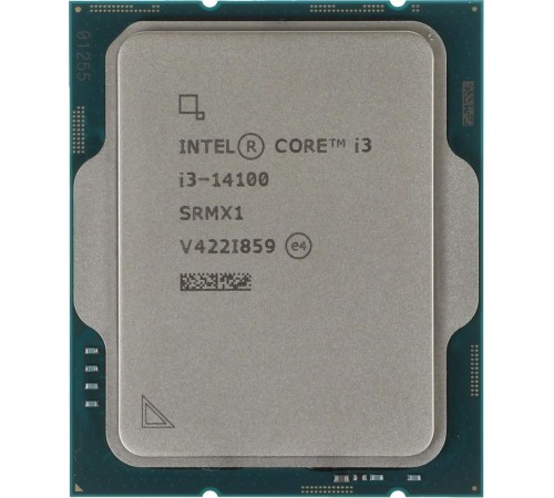 Процесор Intel Core i3 14100 3.5GHz (12MB, Raptor Lake Refresh, 60W, S1700) Box (BX8071514100)