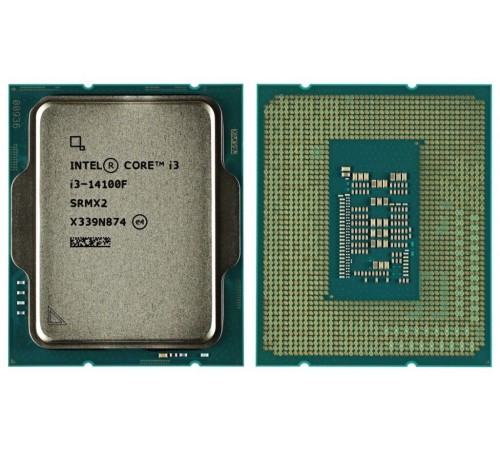 Процесор Intel Core i3 14100F 3.5GHz (12MB, Raptor Lake Refresh, 60W, S1700) Box (BX8071514100F) Процесор Intel Core i3 14100F 3.5GHz (12MB, Raptor Lake Refresh, 60W, S1700) Box (BX8071514100F)