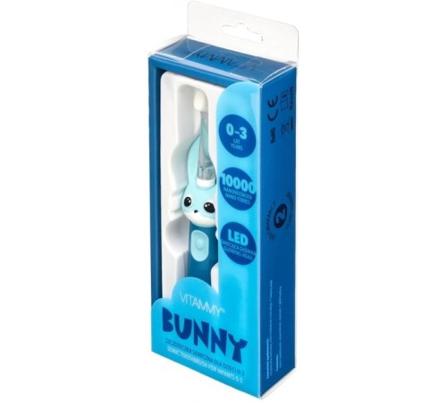 Зубна електрощітка Vitammy Bunny Blue (від 0 - 3 років)