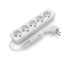 Подовжувач блоковий (ABS) Electrum 5 гнізд 5м із заземленням C-ES-1794