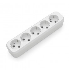 Розетковий блок Electrum 5 гнізд із заземленням C-SM-1780