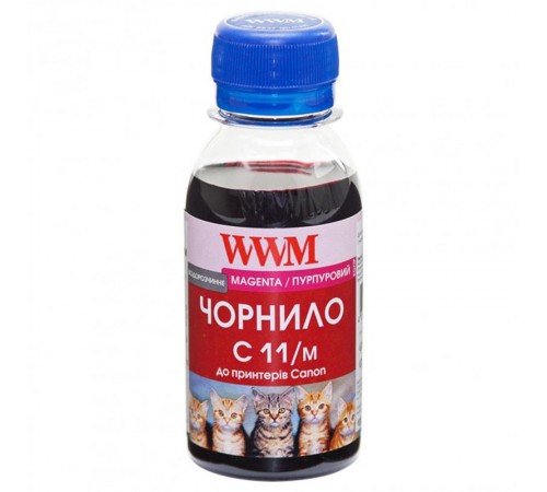 Чорнило WWM Canon CL-511С/CL-513С/CLI-521M (Magenta) (C11/M-2) 100г