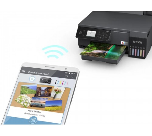 Багатофункціональний пристрій А4 кол. Epson EcoTank L8100 Wi-Fi (C11CK94401)