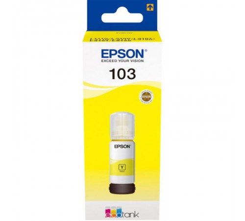 Чорнило Epson (103) L31XX Yellow (C13T00S44A) 65 мл