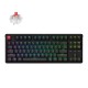 Клавіатура бездротова Keychron C3 Max Super Red Switch Black RGB (C3M-H1-UA)