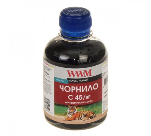 Чорнило WWM CANON PG-440/PG-445/PGI-450 (Black Pigment) (C45/BP) 200г Чорнило WWM CANON PG-440/PG-445/PGI-450 (Black Pigment) (C45/BP) 200г