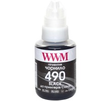Чорнило WWM Canon Pixma G1400/2400/3400 Black Pigment (C490BP) 140г