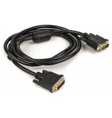 Кабель PowerPlant (CA910854) DVI-D 24M-24M, 1.5м, Double ferrites, Black