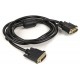 Кабель PowerPlant (CA910854) DVI-D 24M-24M, 1.5м, Double ferrites, Black