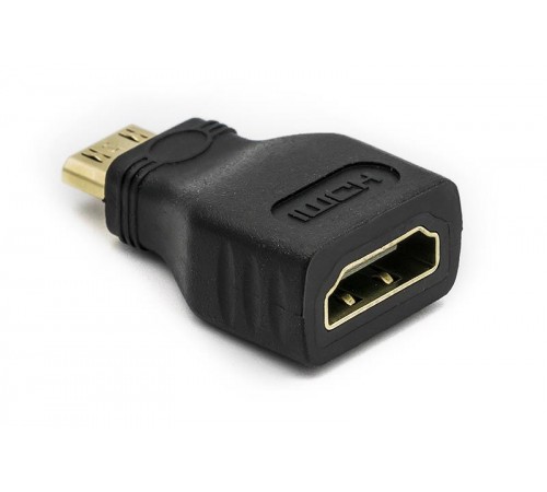 Адаптер PowerPlant (CA911080), HDMI - miniHDMI, чорний