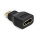 Адаптер PowerPlant (CA911080), HDMI - miniHDMI, чорний