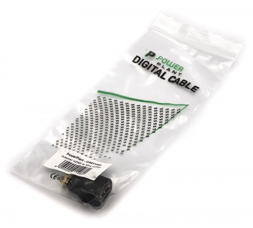 Адаптер PowerPlant (CA911080), HDMI - miniHDMI, чорний