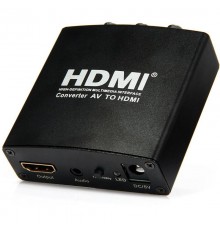 Конвертер PowerPlant (CA911479) HDCAV01 AV (3xRCA) - HDMI, чорний