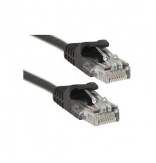 Патч-корд PowerPlant (CA911660) cat.5e, UTP, 15 м, чорний