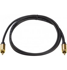 Кабель коаксиальний PowerPlant 26AWG (CA911752) 1 м, Black