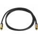 Кабель коаксиальний PowerPlant 26AWG (CA911752) 1 м, Black