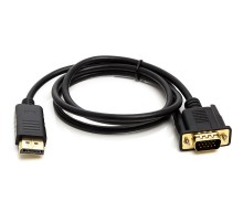 Кабель PowerPlant (CA911882) DisplayPort - VGA (M/M), 1 м