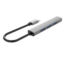 USB-хаб Orico AH-13-GY-BP USB Type-C 4-в-1 (CA913534)