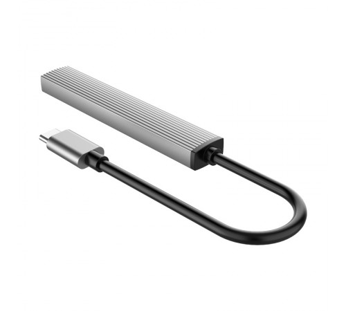 USB-хаб Orico AH-A12F-GY-BP USB Type-C 3-в-1 Grey (CA913770) USB-хаб Orico AH-A12F-GY-BP USB Type-C 3-в-1 Grey (CA913770)