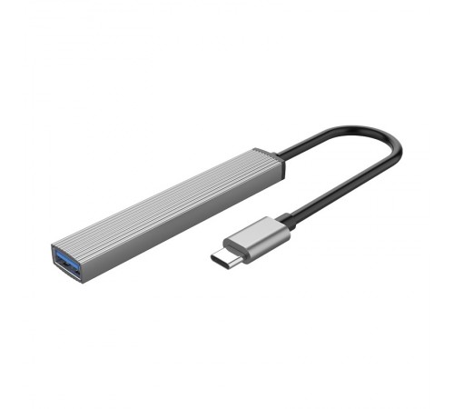 USB-хаб Orico AH-A12F-GY-BP USB Type-C 3-в-1 Grey (CA913770) USB-хаб Orico AH-A12F-GY-BP USB Type-C 3-в-1 Grey (CA913770)