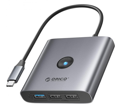 USB-хаб Orico FAX3-5P-GY-EP USB Type-C 3-в-1 Grey (CA914227) USB-хаб Orico FAX3-5P-GY-EP USB Type-C 3-в-1 Grey (CA914227)