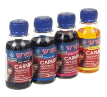 Комплект чорнил WWM Universal Carmen для Сanon серий PIXMA iP/iX/MP/MX/MG В/C/M/Y(CARMEN/SET.4-2) 4*100