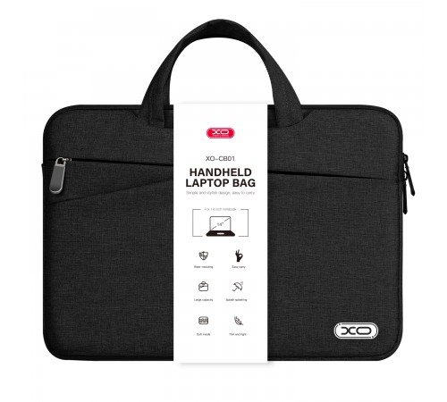 Сумка для ноутбука XO CB01-14 Black