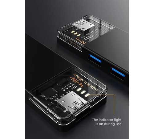 USB-хаб Cabletime CB02B 4 ports