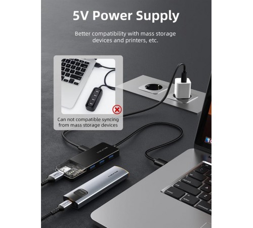 USB-хаб Cabletime CB02B 4 ports