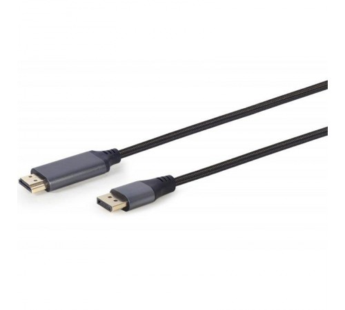 Кабель Cablexpert DisplayPort - HDMI (M/M), 1.8 м, Black (CC-DP-HDMI-4K-6)