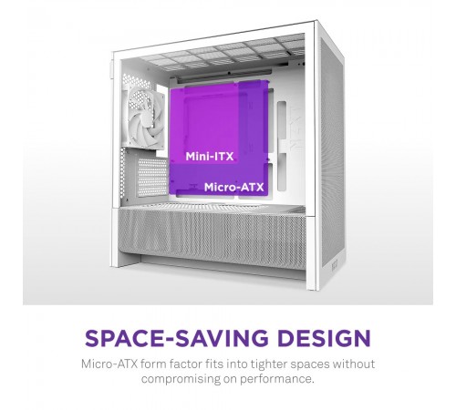 Корпус NZXT H3 Flow White без БЖ (CC-H31FW-01)
