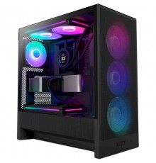 Корпус NZXT H5 Flow RGB Black (CC-H52FB-R1) без БЖ