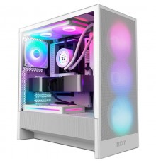 Корпус NZXT H5 Flow RGB White (CC-H52FW-R1) без БЖ
