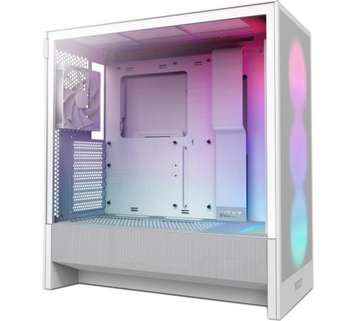 Корпус NZXT H5 Flow RGB White (CC-H52FW-R1) без БЖ