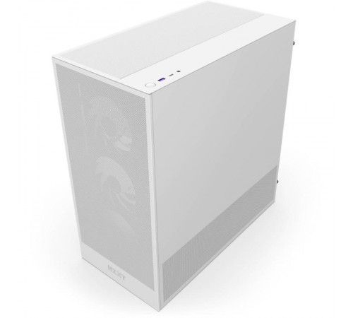 Корпус NZXT H5 Flow RGB White (CC-H52FW-R1) без БЖ