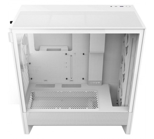 Корпус NZXT H5 Flow RGB White (CC-H52FW-R1) без БЖ