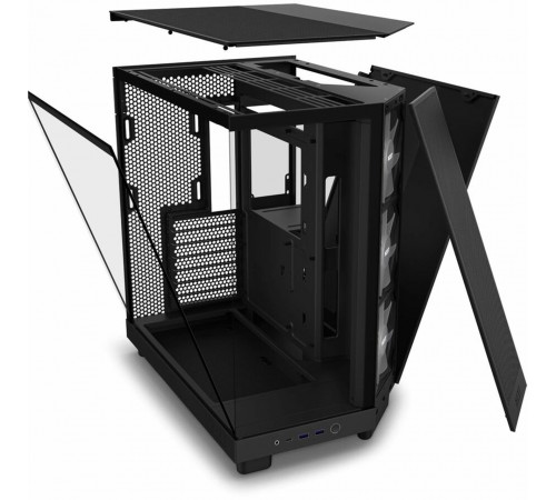 Корпус NZXT H6 Flow RGB Black (CC-H61FB-R1) без БЖ