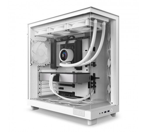 Корпус NZXT H6 Flow White (CC-H61FW-01) без БЖ Корпус NZXT H6 Flow White (CC-H61FW-01) без БЖ
