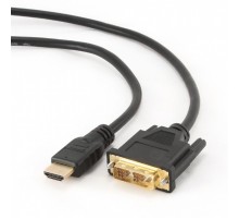 Кабель Cablexpert HDMI - DVI (M/M), 0.5 м, Black (CC-HDMI-DVI-0.5M)