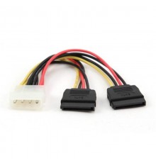Кабель живлення Cablexpert (CC-SATA-PSY-0.3M) Molex M/F - 2хSATA, 0.03 м