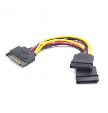 Кабель живлення Cablexpert CC-SATAM2F-01 SATA, 0.15 м