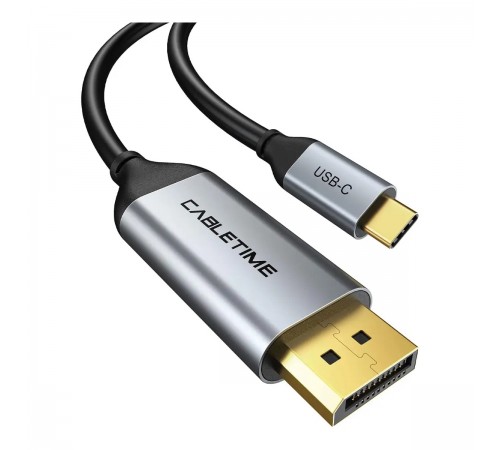 Кабель Cabletime DisplayPort - USB Type-C (M/M), 1 м (CC10H) Кабель Cabletime DisplayPort - USB Type-C (M/M), 1 м (CC10H)