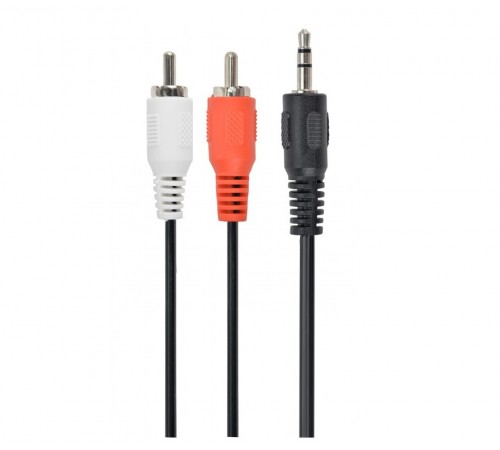 Аудіо-кабель Cablexpert 3.5 мм - 2хRCA (M/M), 0.2 м, Black (CCA-458/0.2) Аудіо-кабель Cablexpert 3.5 мм - 2хRCA (M/M), 0.2 м, Black (CCA-458/0.2)