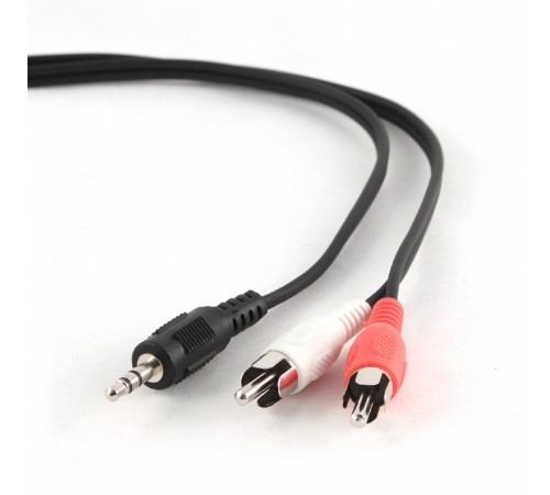Аудіо-кабель Cablexpert 3.5 мм - 2хRCA (M/M), 0.2 м, Black (CCA-458/0.2) Аудіо-кабель Cablexpert 3.5 мм - 2хRCA (M/M), 0.2 м, Black (CCA-458/0.2)