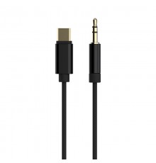 Адаптер Cablexpert USB Type-C - 3.5 мм (M/M), 1.5 м, Black (CCA-CM3.5M-1.5M)