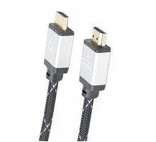 Кабель Cablexpert HDMI - HDMI V 2.0 (M/M), 1 м, чорний/сірий (CCB-HDMIL-1M) коробка