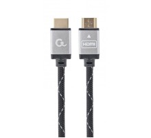 Кабель Cablexpert HDMI - HDMI V 2.0 (M/M), 3 м, чорний/сірий (CCB-HDMIL-3M) коробка