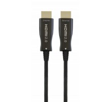 Кабель Cablexpert HDMI - HDMI V 2.0 (M/M), з позолоченими контактами, 15 м, чорний (CCBP-HDMI-AOC-15M)
