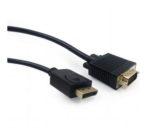 Кабель Cablexpert DisplayPort - VGA (M/M), 1.8 м, чорний (CCP-DPM-VGAM-6) пакет