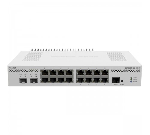Маршрутизатор MikroTik CCR2004-16G-2S+PC Маршрутизатор MikroTik CCR2004-16G-2S+PC